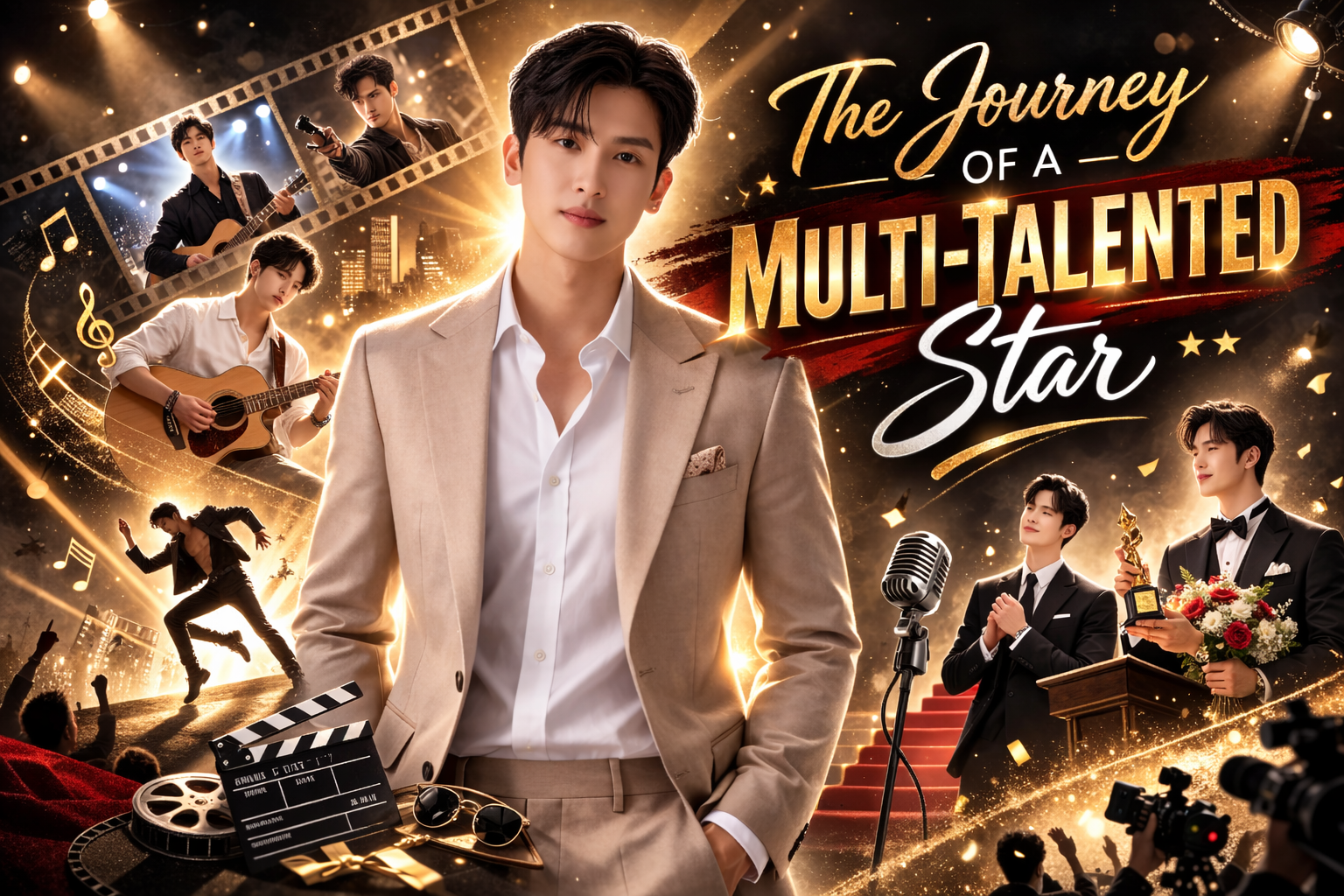 The Journey of a Multi-Talented Star YouTube Thumbnail – Actor Success Story