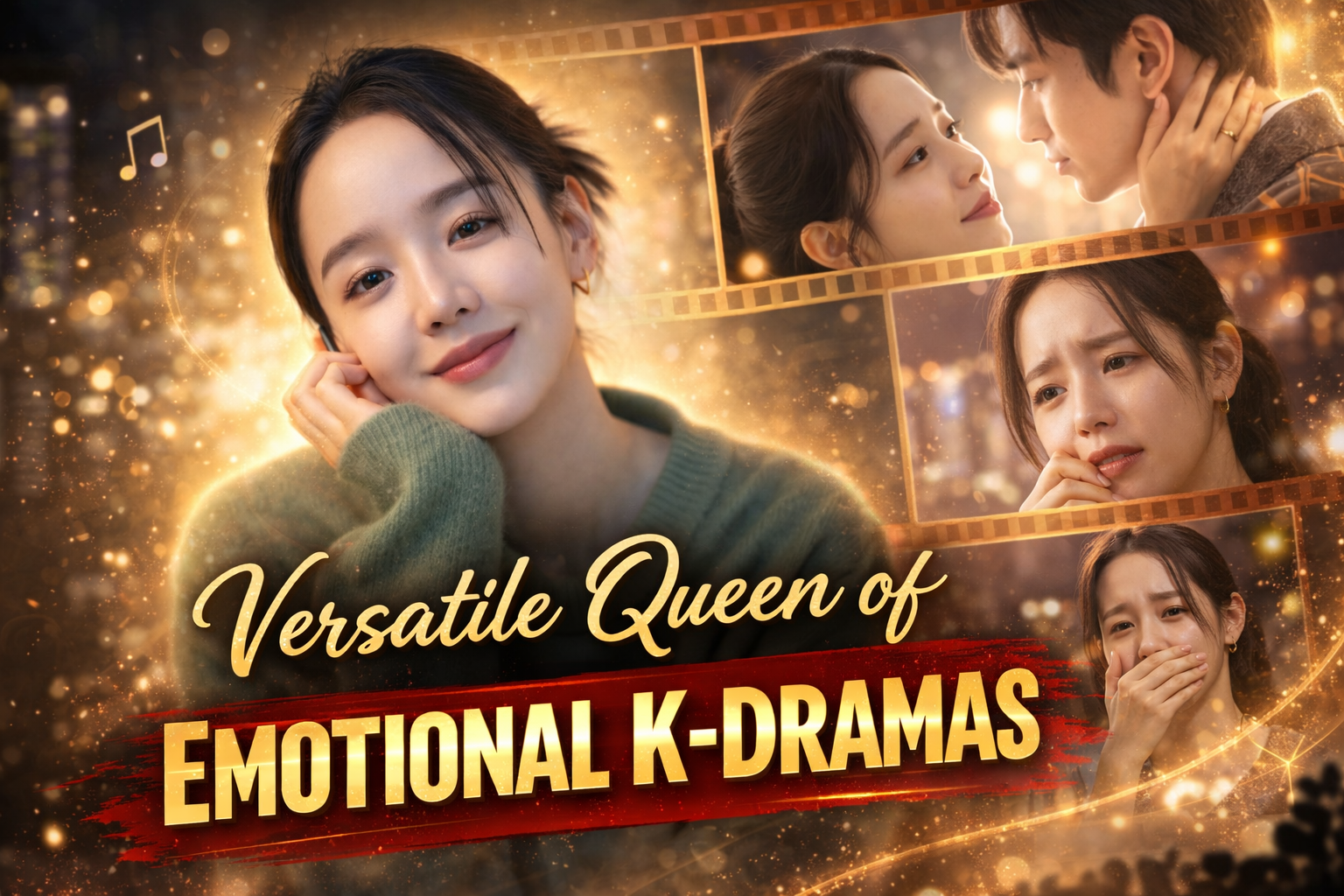 Versatile Queen of Emotional K-Dramas Korean Actress Portrait